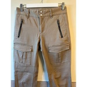 RAG & BONE Beige Cotton Blend Cargo Pants SZ 2 EUC